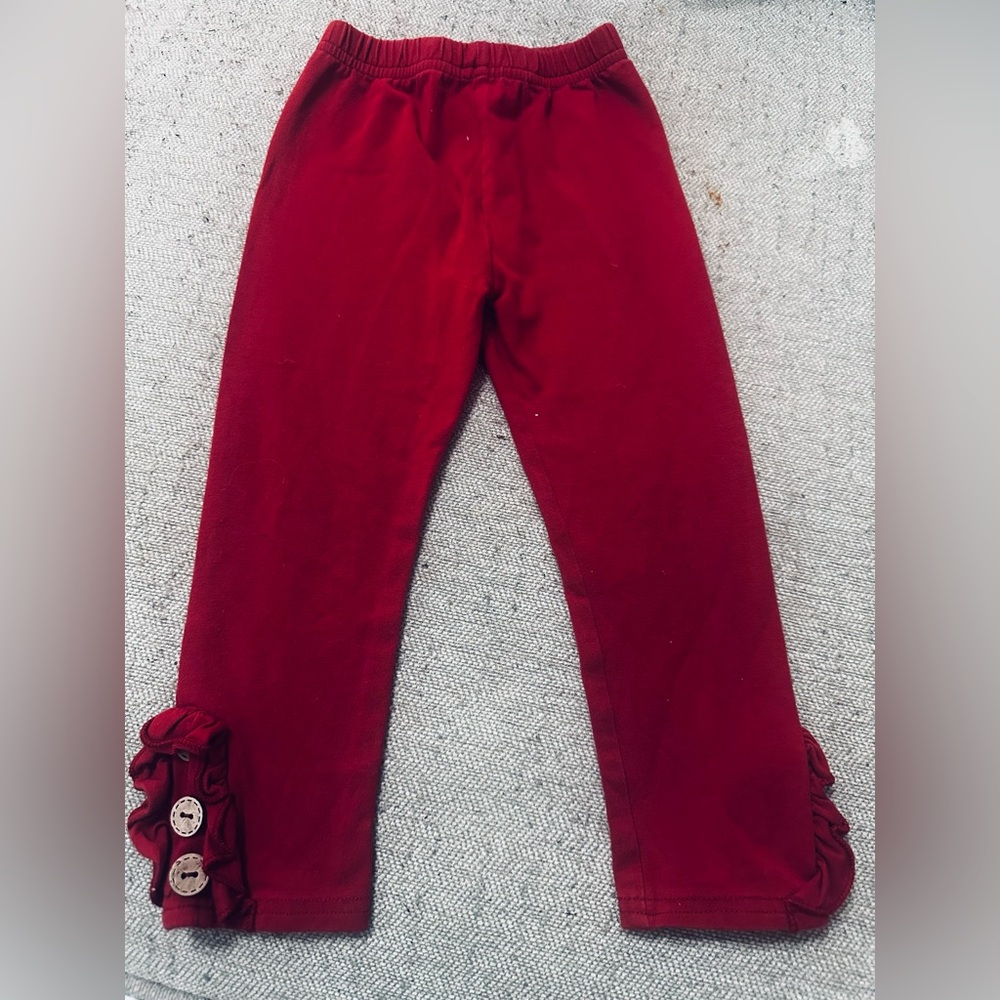 Jets + Jewels Boutique red pants, size 18 months